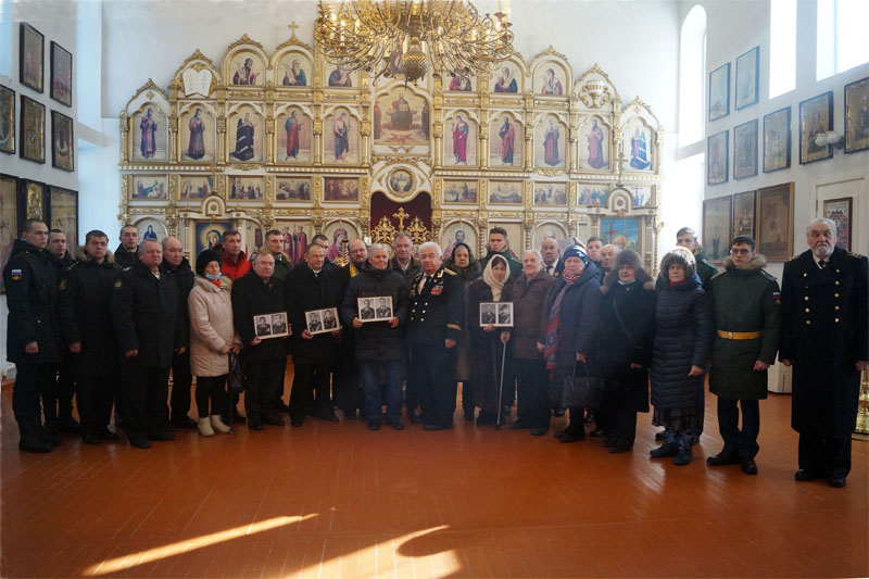 панихида в храме в Фокино