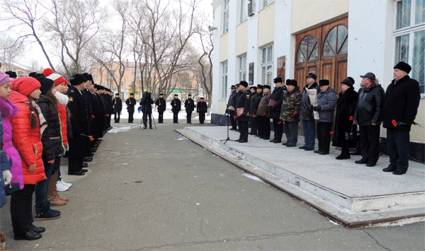 траурный митинг 07.02.2016 Фокино