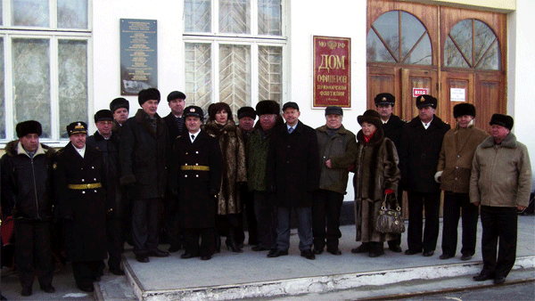 открытие мемориальной доски ДОФ 07.02.2011